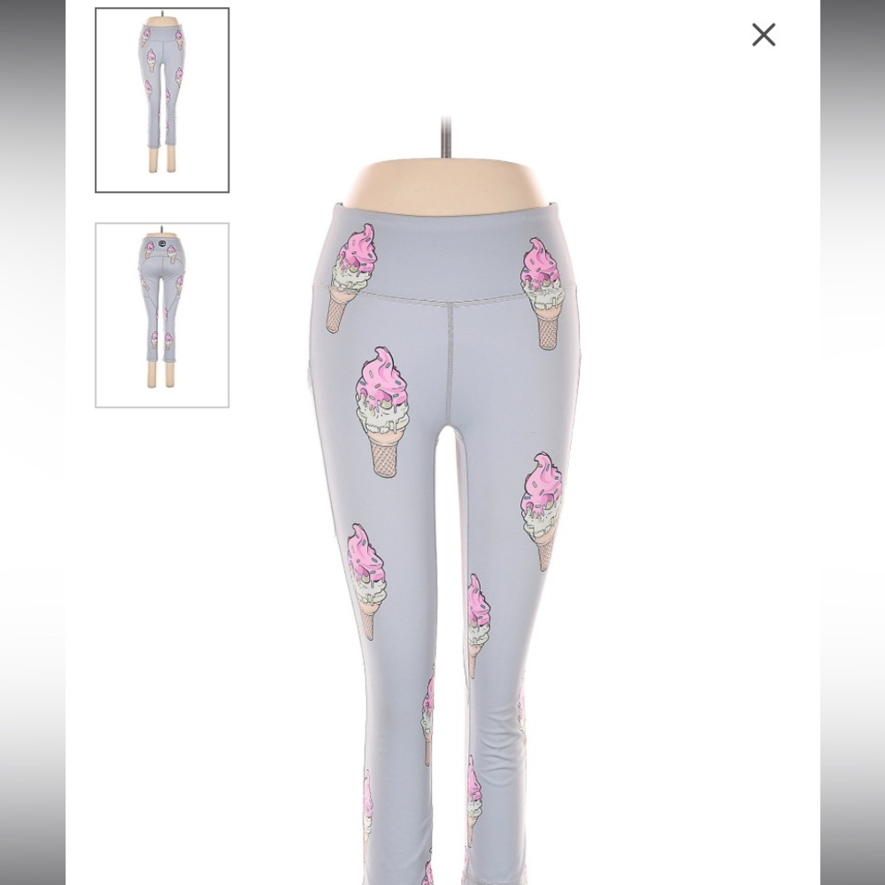 Feed Me Fight Me Capri leggings